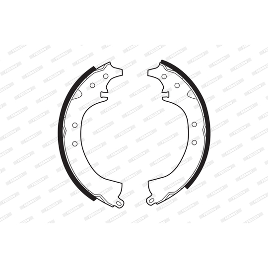 FSB267 - Brake Shoe Set 