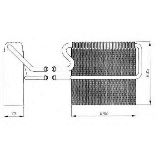 36092 - Evaporator, air conditioning 