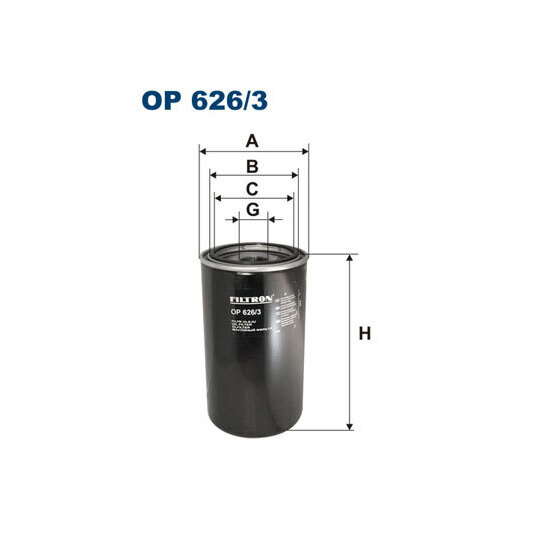 OP 626/3 - Oil filter 