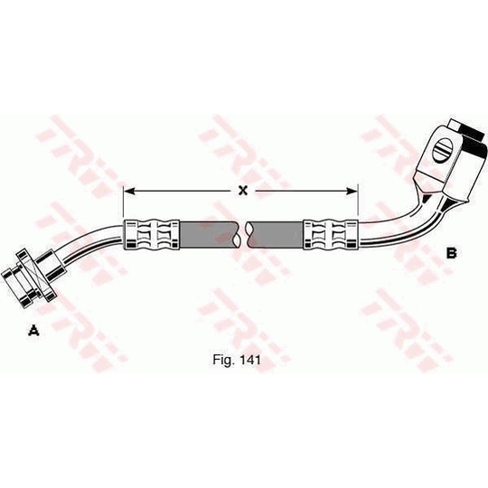 PHD287 - Brake Hose 