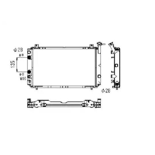 506860 - Radiaator, mootorijahutus 