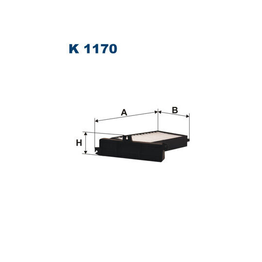 K 1170 - Filter, interior air 