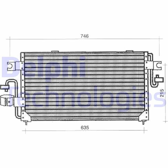 TSP0225340 - Condenser, air conditioning 