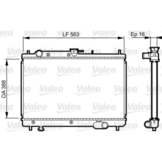 731461 - Radiaator, mootorijahutus 