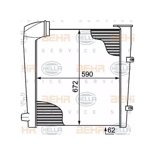 8ML 376 727-651 - Välijäähdytin 