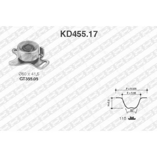 KD455.17 - Hammashihnasarja 