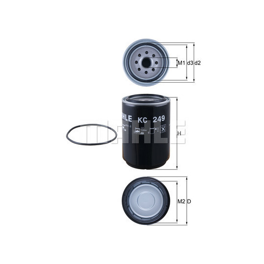 KC 249D - Fuel filter 