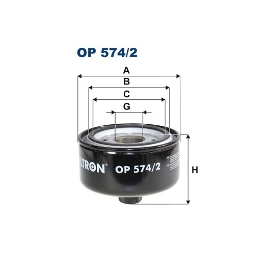 OP 574/2 - Oil filter 