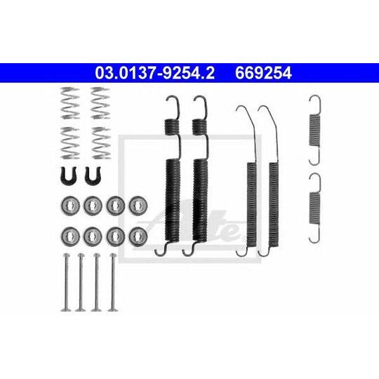03.0137-9254.2 - Tillbehörssats, bromsbackar 