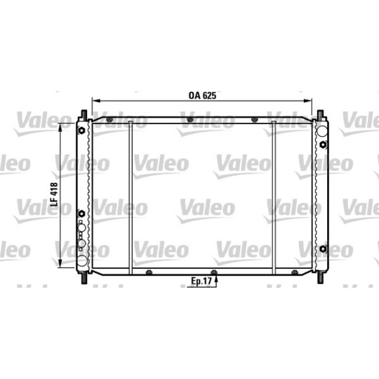 730970 - Radiator, engine cooling 