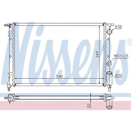 63921A - Radiaator, mootorijahutus 