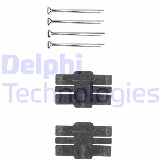 LX0064 - Accessory Kit, disc brake pad 