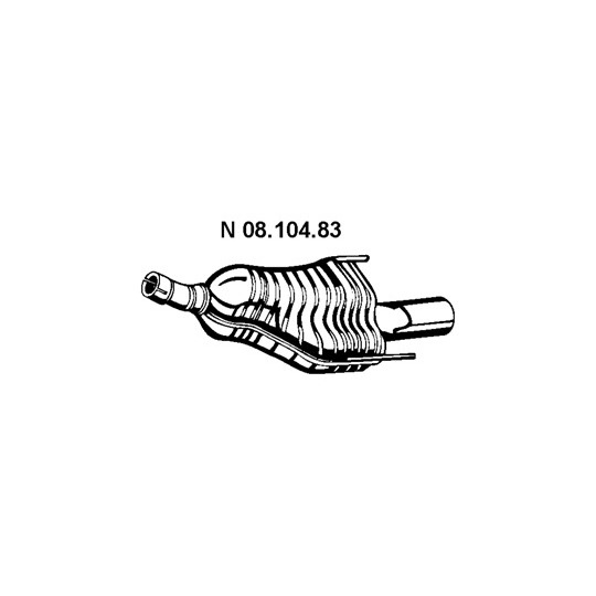 08.104.83 - Takaäänenvaimentaja 