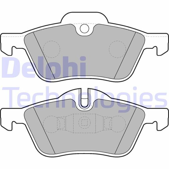 LP1657 - Brake Pad Set, disc brake 