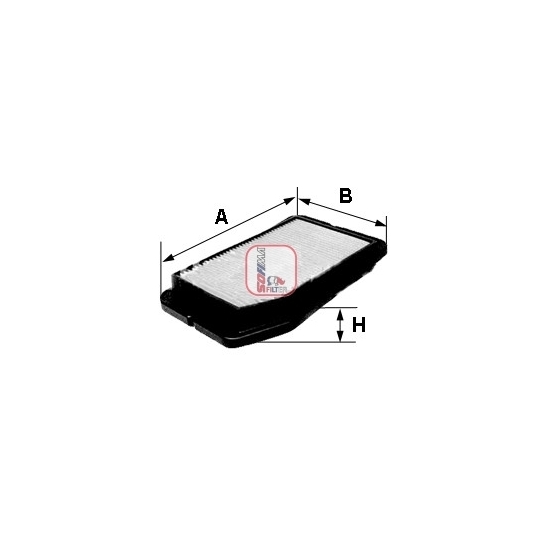 S 3255 A - Air filter 