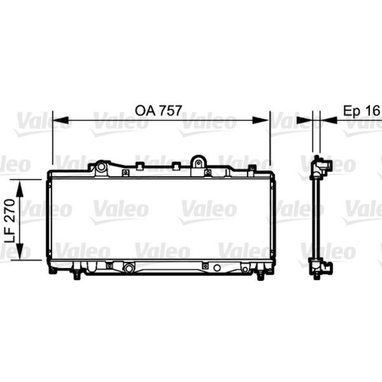 734219 - Radiator, engine cooling 