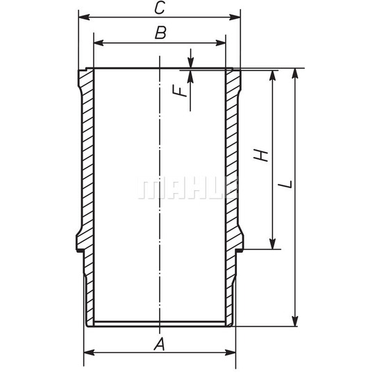 039 WN 25 00 - Cylinderhylsa 