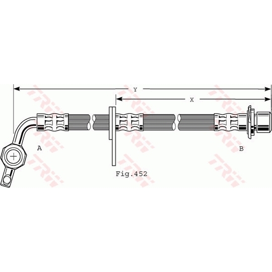 PHD496 - Brake Hose 