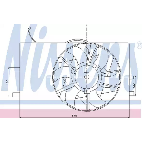 85079 - Ventilaator, mootorijahutus 