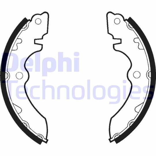 LS1336 - Brake Shoe Set 