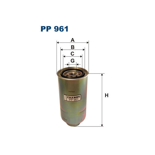 PP 961 - Fuel filter 