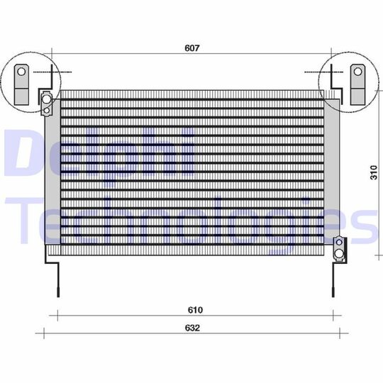 TSP0225007 - Condenser, air conditioning 