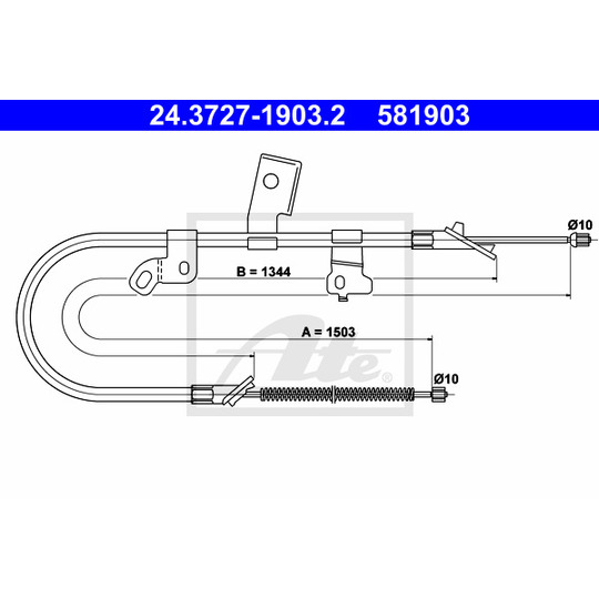 24.3727-1903.2 - Cable, parking brake 