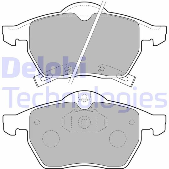 LP1731 - Brake Pad Set, disc brake 