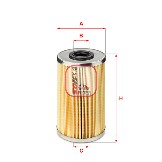 S 0491 N - Fuel filter 