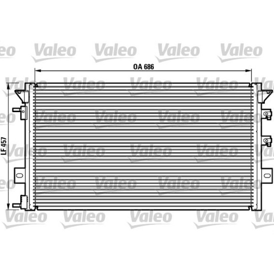 817073 - Condenser, air conditioning 