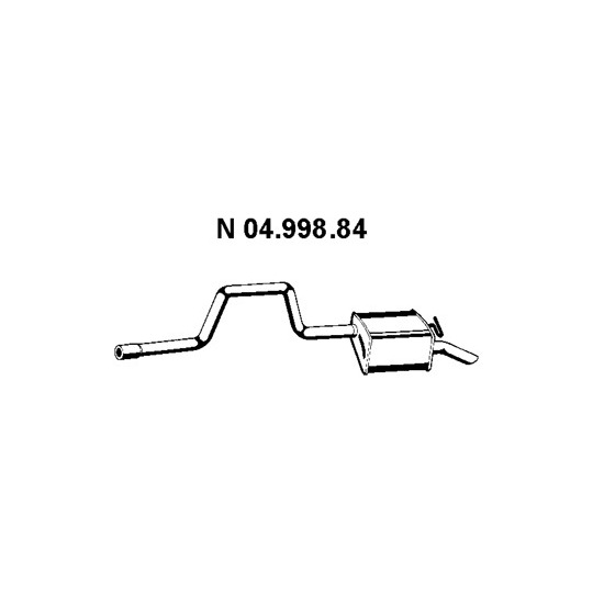 04.998.84 - Takaäänenvaimentaja 