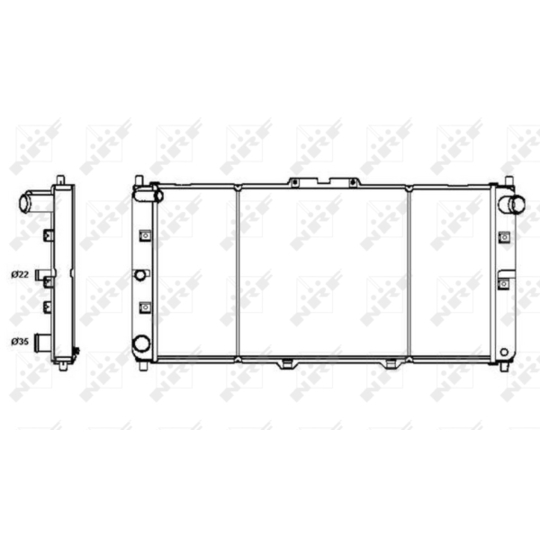 52121 - Radiator, engine cooling 