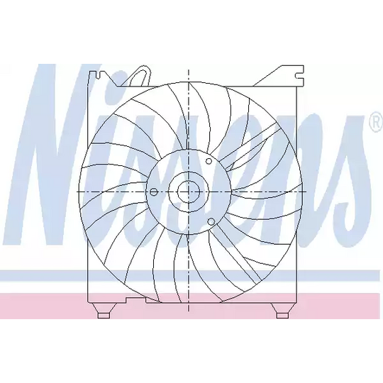 85374 - Ventilaator, mootorijahutus 