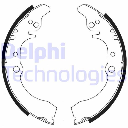 LS1823 - Brake Shoe Set 