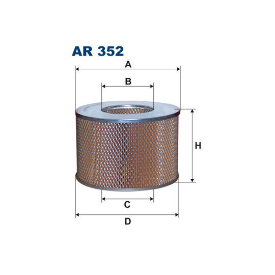 AR 352 - Air filter 