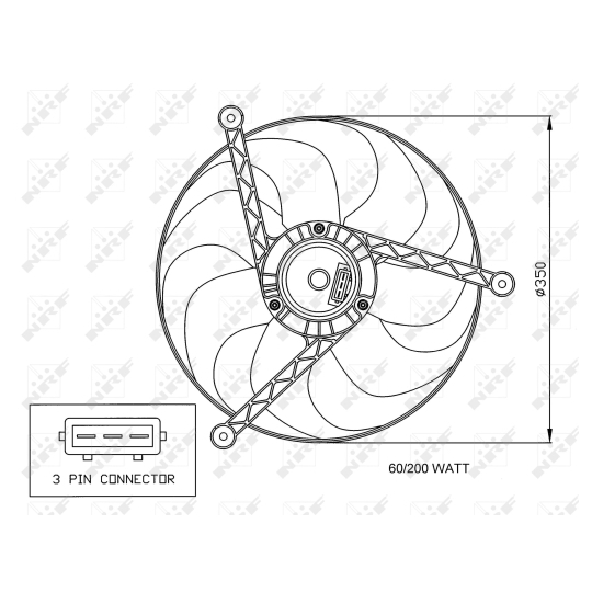 47057 - Fan, radiator 