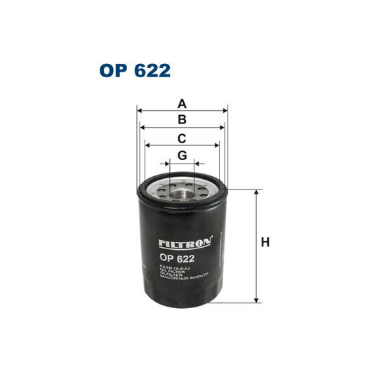 OP 622 - Oil filter 