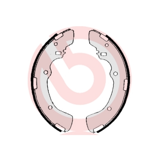 S 54 511 - Brake Shoe Set 