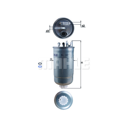 KL 147D - Fuel filter 