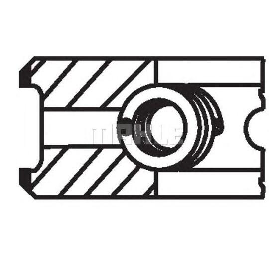 004 01 V0 - Piston Ring Kit 