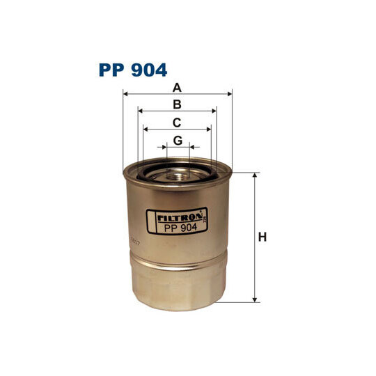 PP 904 - Bränslefilter 