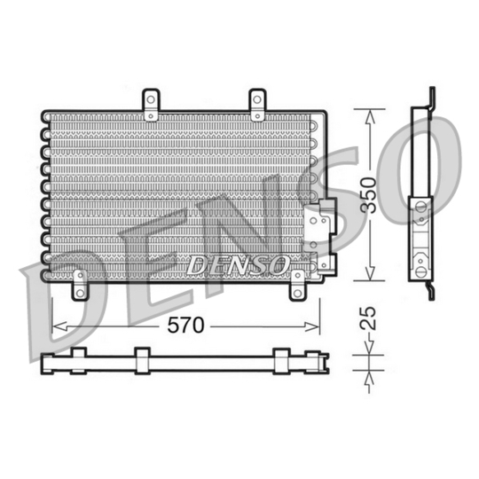 DCN01001 - Condenser, air conditioning 