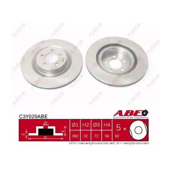 C3Y029ABE - Brake Disc 