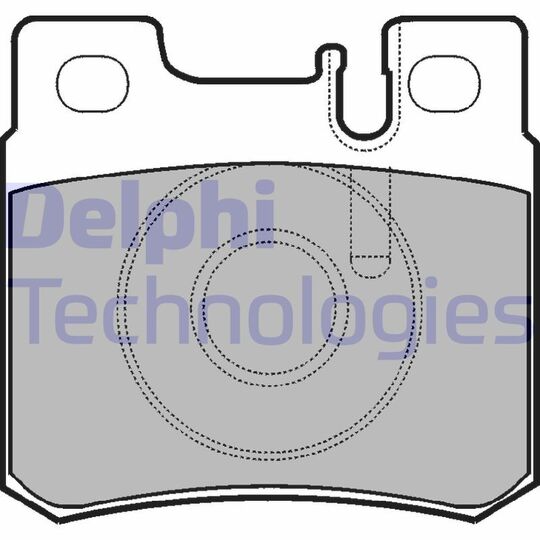 LP946 - Brake Pad Set, disc brake 