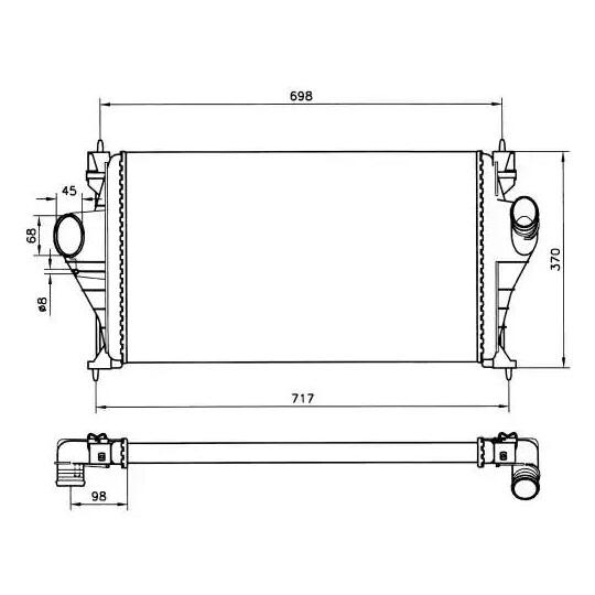 30828 - Intercooler, charger 