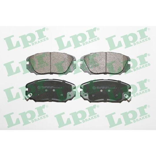 05P1409 - Brake Pad Set, disc brake 