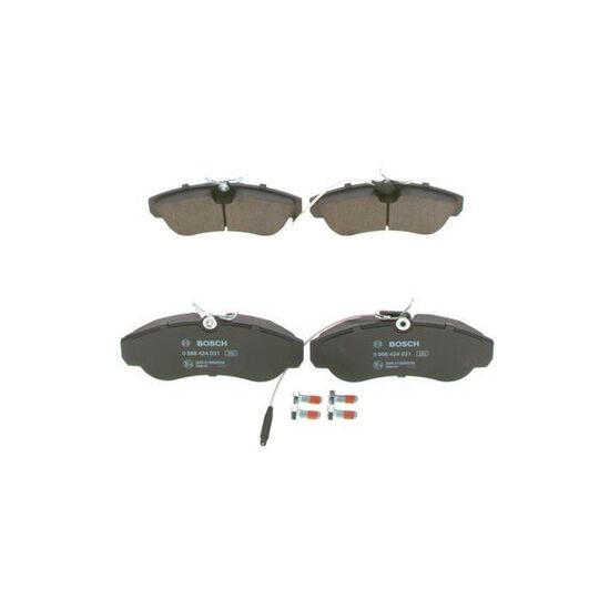 0 986 424 031 - Brake Pad Set, disc brake 