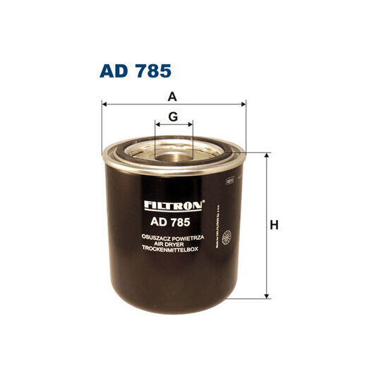 AD 785 - Air Dryer, compressed-air system 