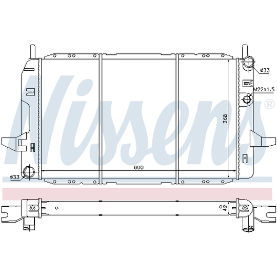 62218 - Radiaator, mootorijahutus 