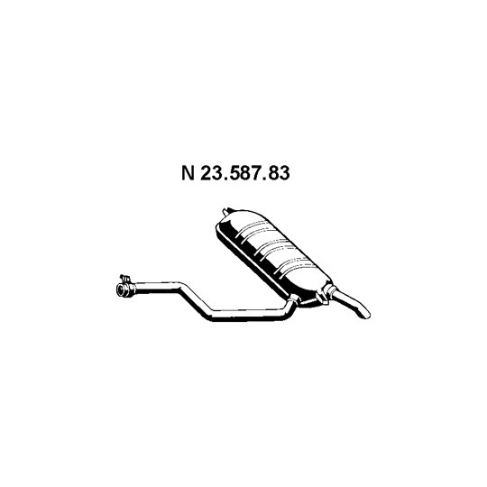 23.587.83 - Takaäänenvaimentaja 